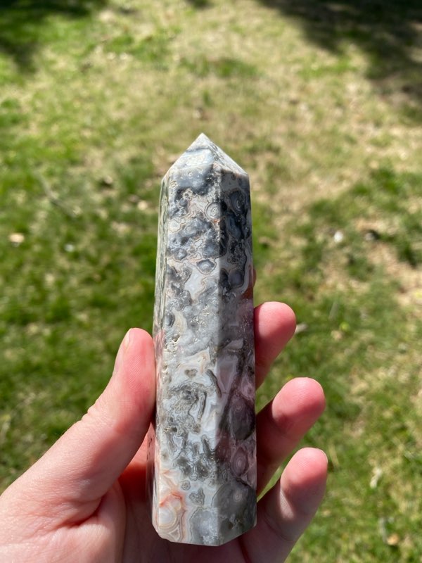 Crazy Lace Agate Tower