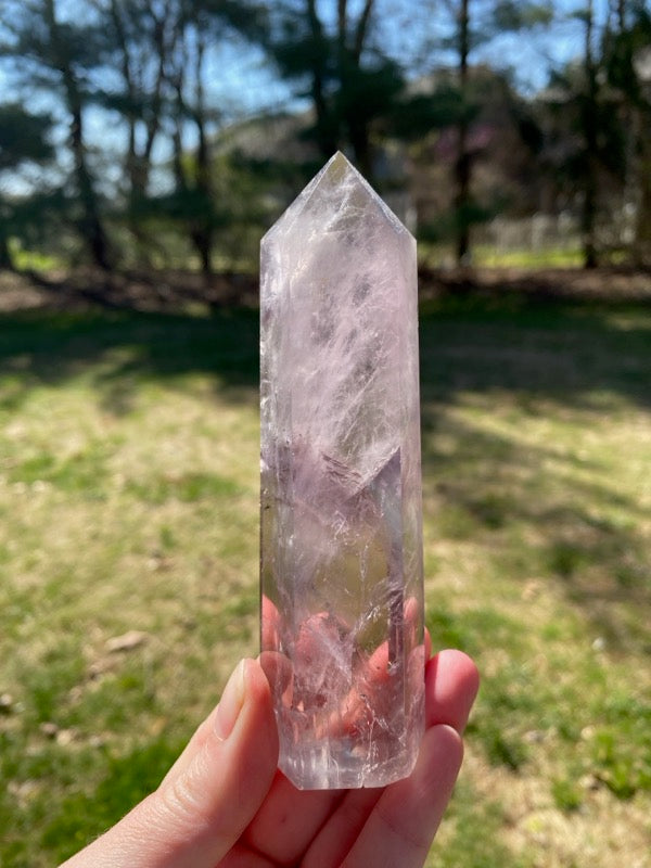 Large Purple Fluorite Tower