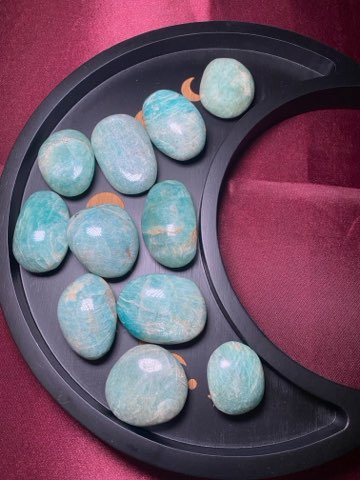 Amazonite Palm Stone
