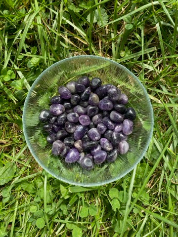 Set of Three Amethyst Tumbles