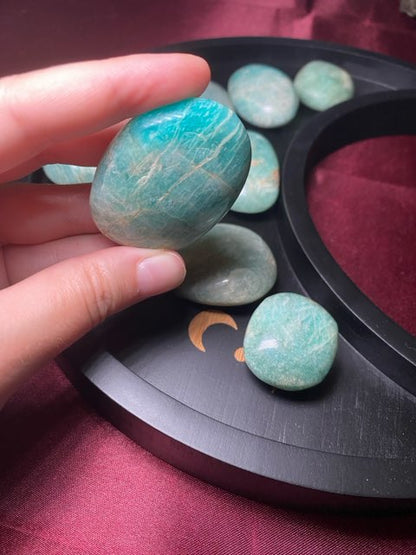 Amazonite Palm Stone