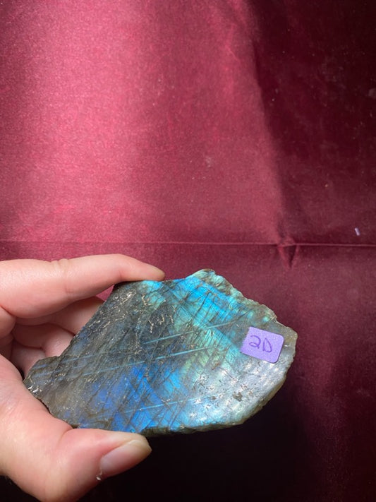 Labradorite Slab 2D
