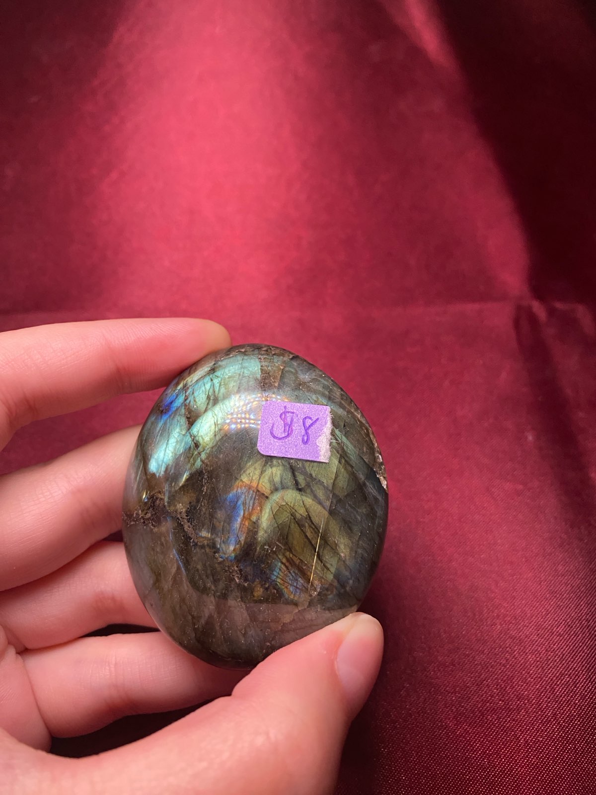 Labradorite Palm Stone 8-Reduced Price