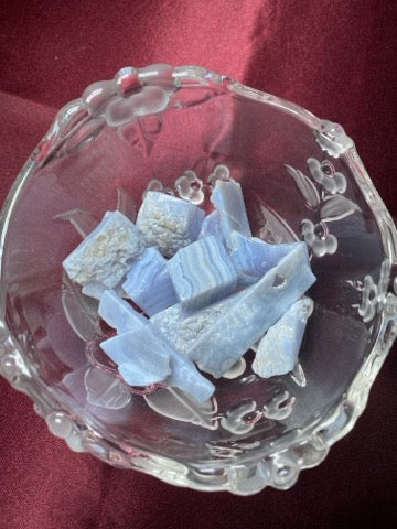 Blue Lace Agate Slice Tumble