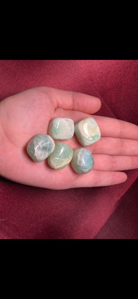 Pistachio Calcite Tumble