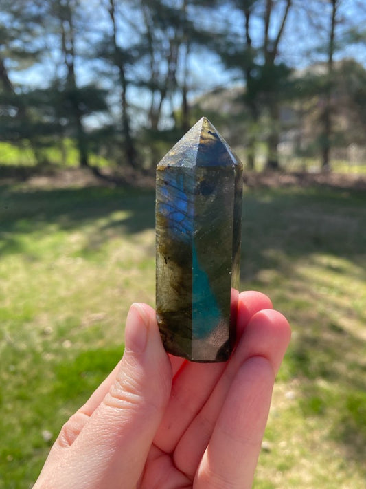 Small Labradorite Tower