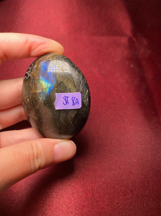 Labradorite Palm Stone 8A- Reduced Price